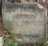 ...daughter of Pesach Jakow from Narew  - grave located on jewish cemetery in Bialystok Bagnowka
